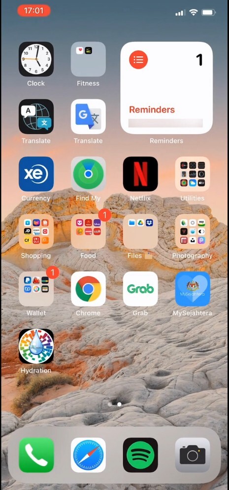 The Icon is on your home screen